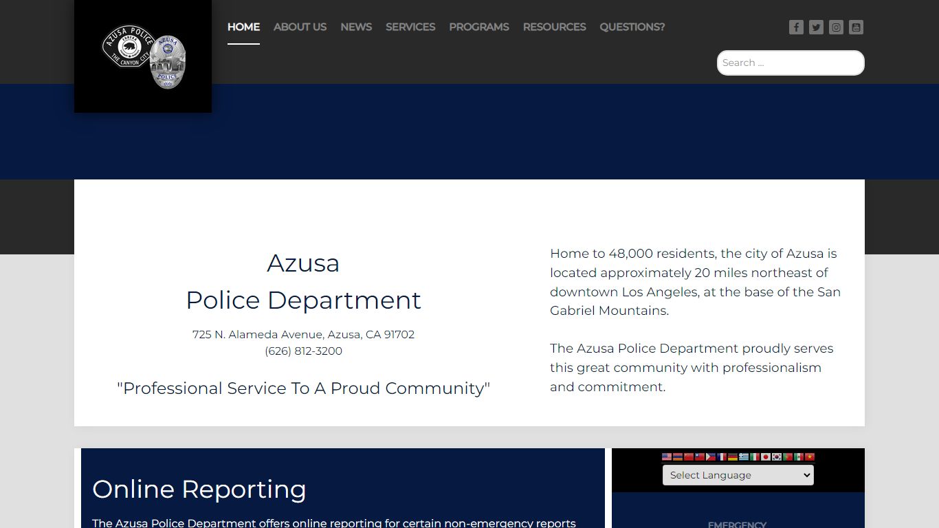 Home [azusapd.org]