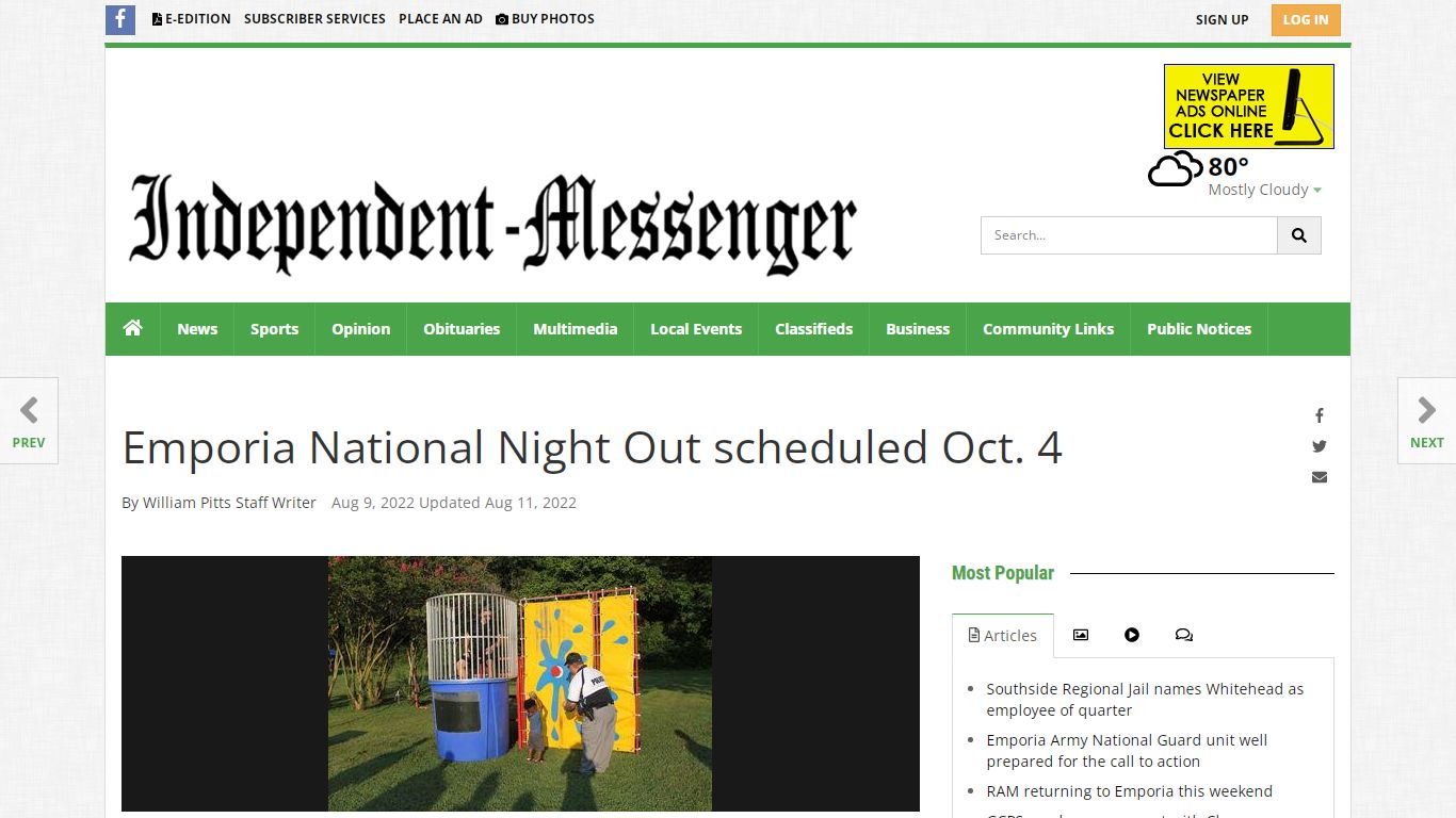 Emporia National Night Out scheduled Oct. 4 | News ...